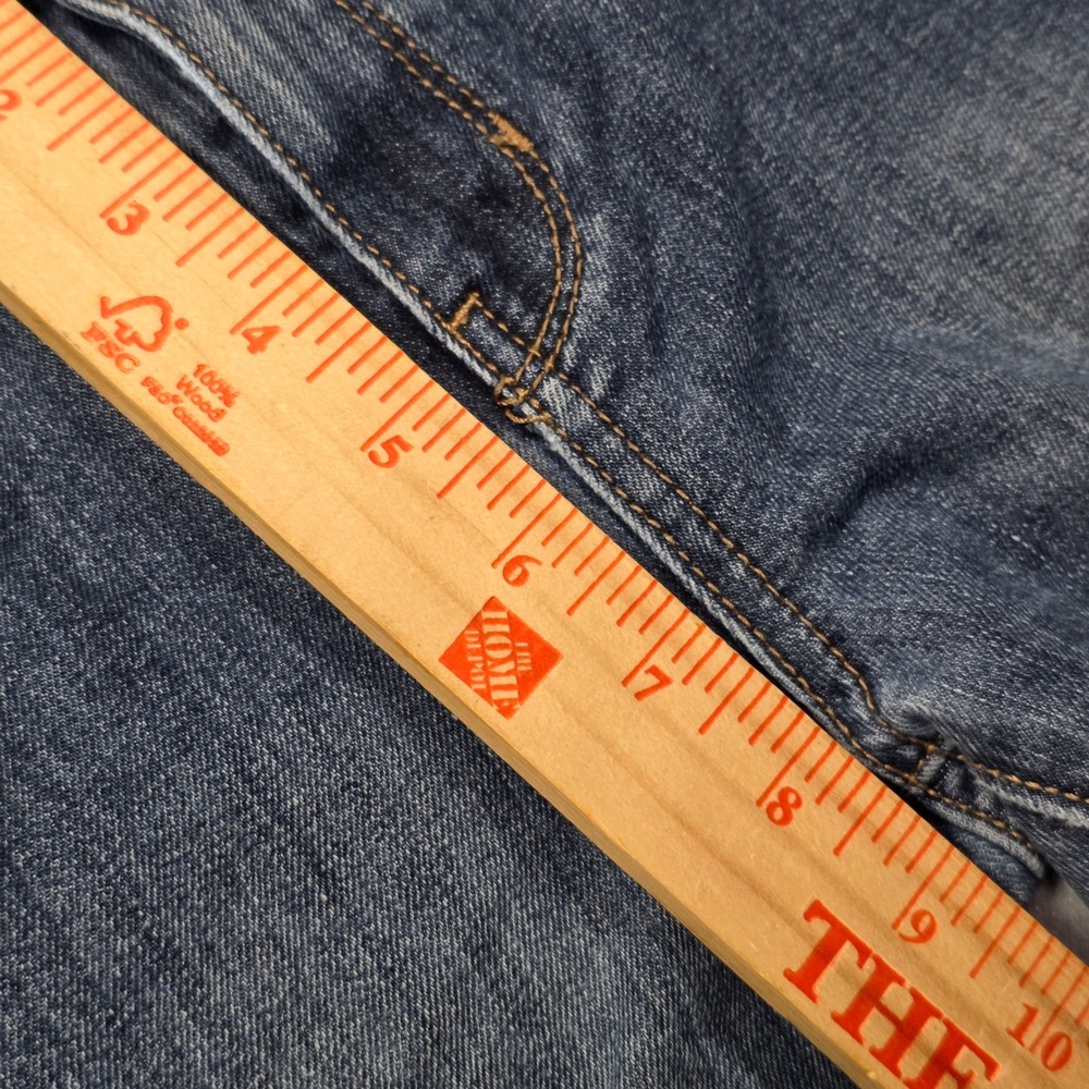 Children's Place Classic Boot Cut - Dark Wash- Girls Size 10 - Picture 6 of 6